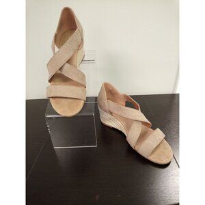 Style & Co. Zaddie Tan Wedge Criss Cross